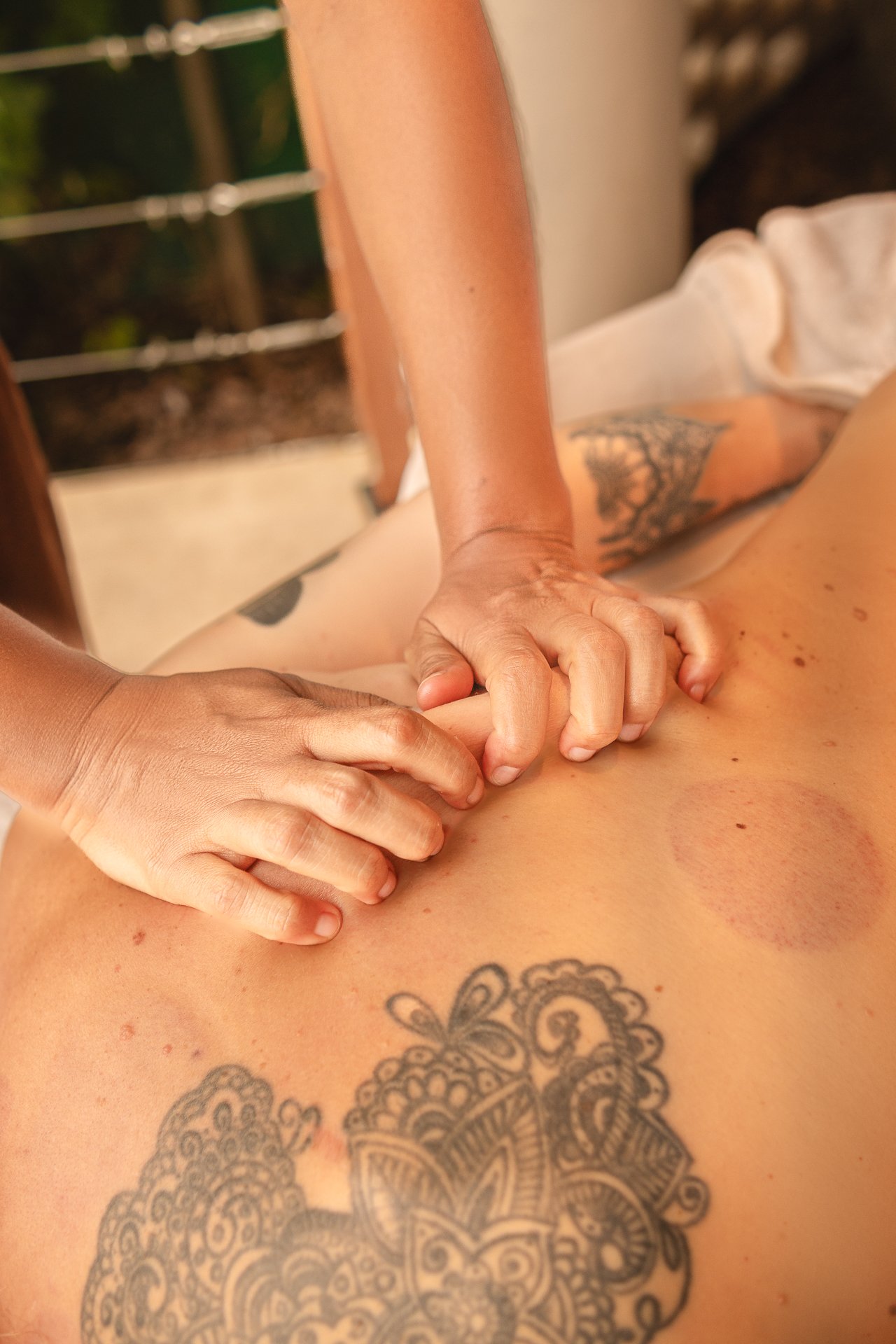 Massaoterapia na Maca